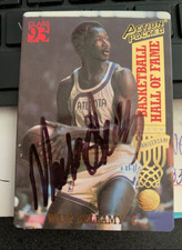 SIGNED AUTOGRAPHED 1993 Action Packed #61 WALT BELLAMY Basketball Card NBA HOF
