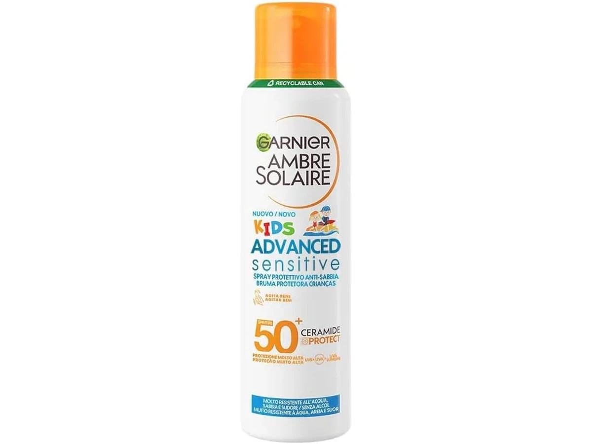Garnier Ambre Solaire Advanced Sensitive Kids Spray aereosol spf50+ 150ml