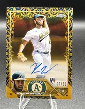 2023 Topps Gilded Collection Gold Etch Blue /50 Ken Waldichuk Auto