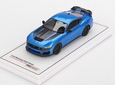 Ford Mustang Dark Horse 2024 Grabber Blue in 1:43 scale by True Scale Miniatures