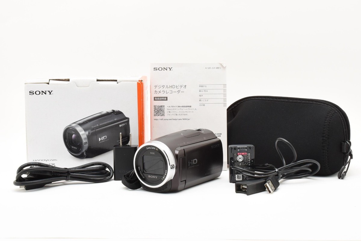 N MINT in BOX 】 Sony HDR CX675 HandyCam Full HD 32GB Camcorder