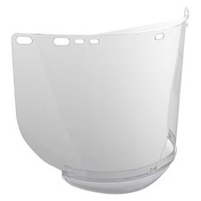 Jackson Safety 29062 Face Shield Visor, Clear Visor, Polycarbonate, Uncoated