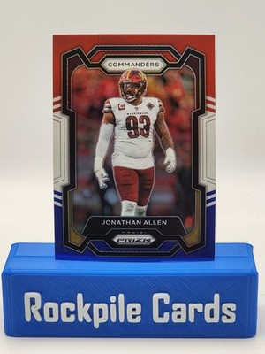 2023 Panini Prizm - Jonathan Allen #298 Red White & Blue Prizm