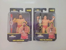 Arn Anderson Tully Blanchard Signed Autographed Big Rubber Guys Major Figures