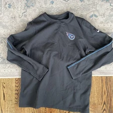 Nike Tennessee Titans Thermal Long Sleeve Crew Neck Shirt Large NWOT
