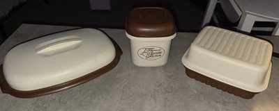 Tupperware Exclusive Collection 70er Jahre Eiskübel, Dampfgarer & Brotbehälter sehr guter Zustand