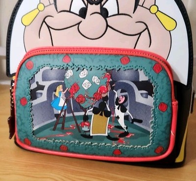 DISNEY LOUNGEFLY DISNEY QUEEN OF HEARTS MINI BACKPACK BAG  display picture 1