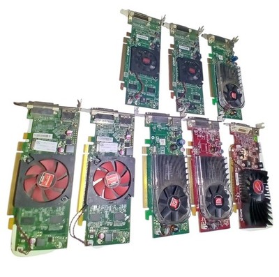 Lot of 8 PCIe Graphics Cards ATI Radeon HD 4350 Dell OEM GPU HDMI DVI VGA...