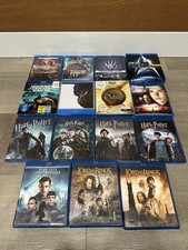 Lot of 15 Blu-ray Movies/Harry Potter, Lord of the Rings, Star Trek,Transformers