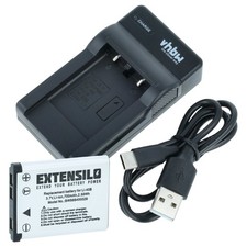 Kit caricabatterie per Casio Exilim EX-ZS6 EX-ZS150 EX-ZS5