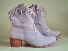 Tamaris Damen Wildlederstiefel Leder graublau...