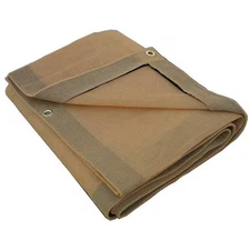 Standard Duty Tarp, 10 X 24 Ft, 10 Mil, Tan, Polyethylene, 5Wud7