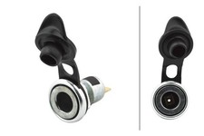 HELLA Steckdose 8JB 001 946-011 Aluminium