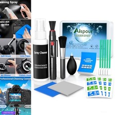 Camera Lens Cleaning Kit 10 in 1 DSLR Sensor Cleaner Air Blower Brush Pen Wipes
