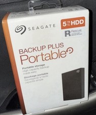 Seagate 5TB HDD Backup Plus Portable Hard Disk Drive Brand New Sealed