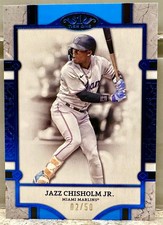JERSEY # MATCH! 2024 Topps Tier One Jazz Chisholm #46 Blue Foil 2/50! YANKEES!