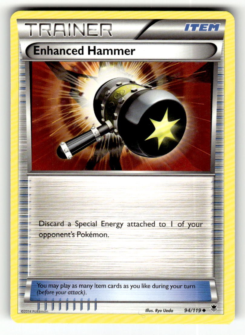 Enhanced Hammer 94/119 Uncommon Phantom Forces Pokemon Lightly Played