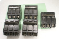 GE General Electric THQB32030 30 Amp 3 Pole 240V LOT OF 5