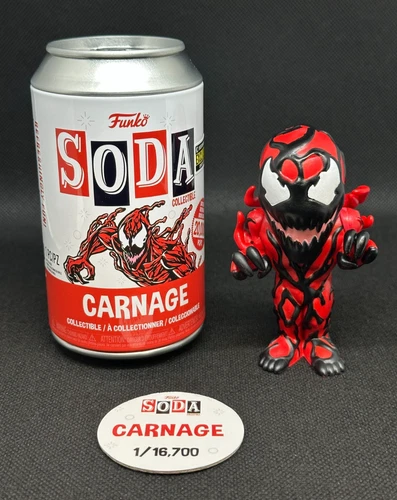 Funko Soda Carnage Marvel Entertainment Earth Exclusive Figure COMMON /20000