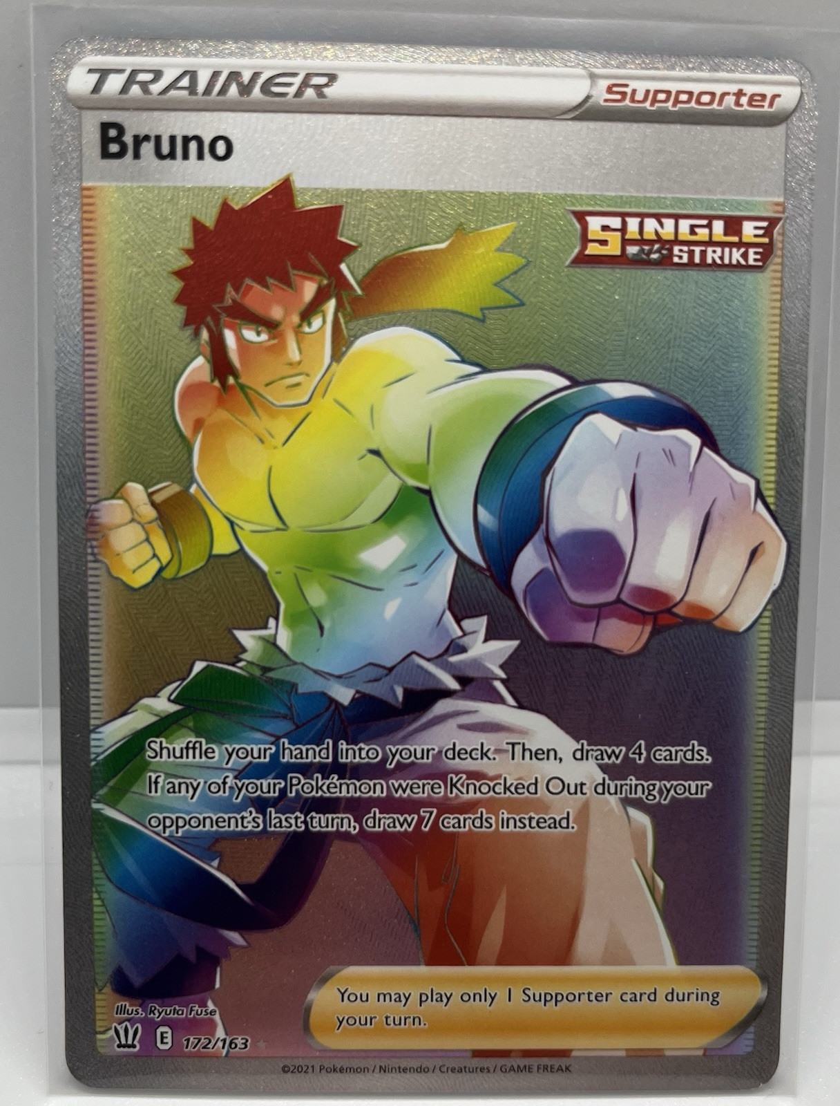 Bruno (Secret) 172/163 Swsh05: Battle Styles Holo