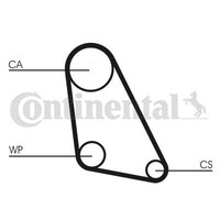 1 X Zahnriemen Contitech CT534 FüR VW Polo Polo Classic