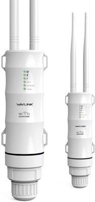 WAVLINK AC600 Outdoor WiFi Repeater Dual Band 2.4GHz 5GHz PoE 100m+