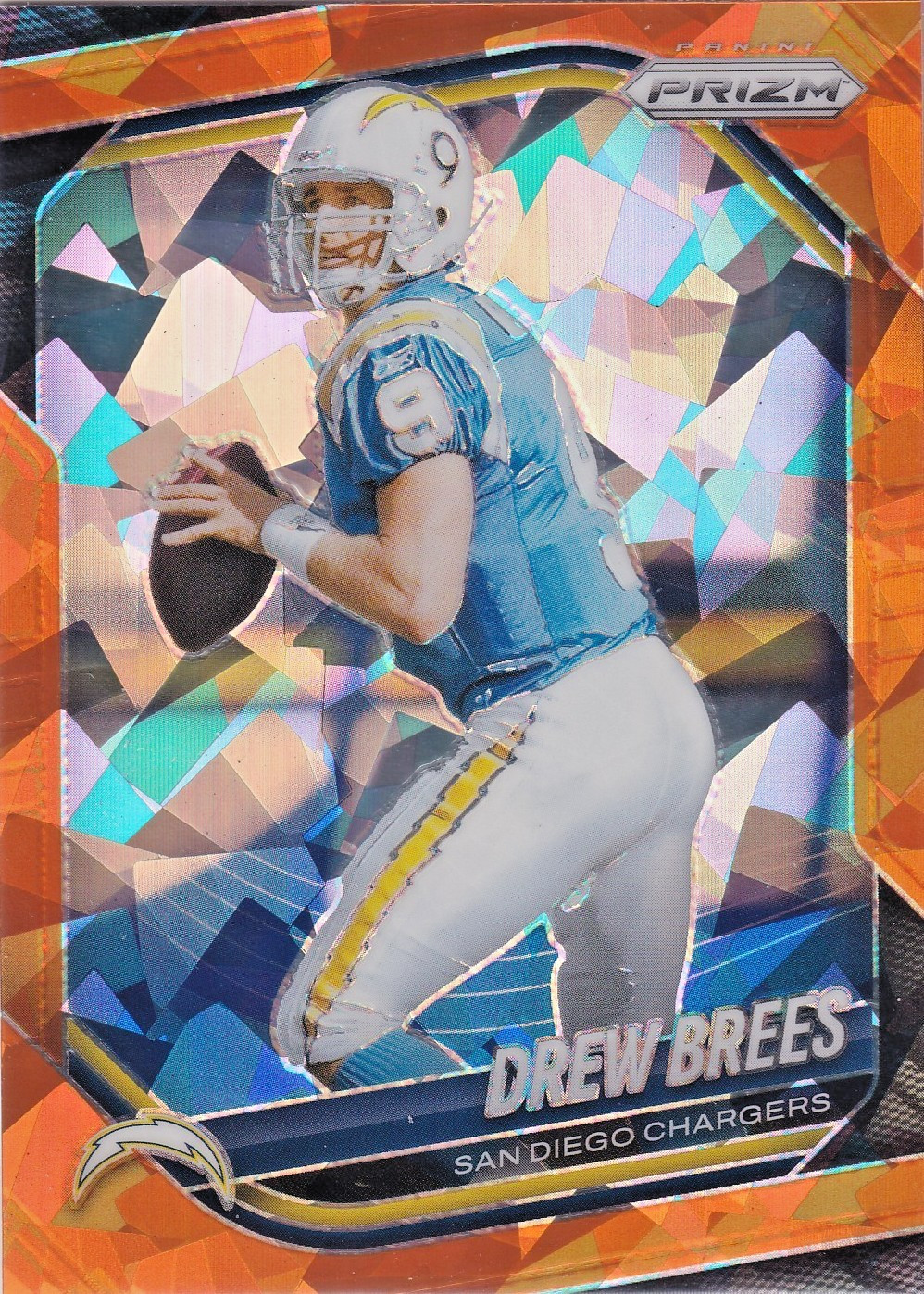2025 Panini Prizm - Drew Brees #266 Orange Ice Prizm