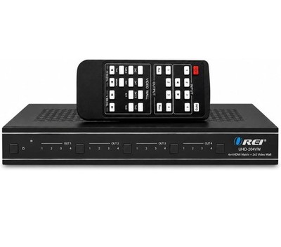 OREI 2x2 HDMI Video Wall Controller 4x4 Matrix, Seamless, Remote UHDS-204VW NEW 