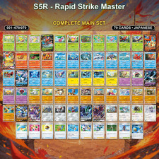 pokemon rapid strike card list Japanese Master Prices Fisted Rush (30×) This attack does 30 damage for each of your Rapid Strike Pokémon in play Rapid Strike Urshifu 44/198 -
