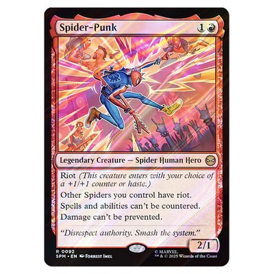Magic The Gathering - Marvel's Spider-Man - Spider-Punk - 0092 (Folie)