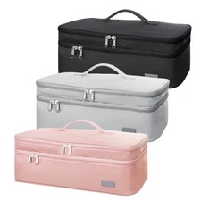 1PCS Double-Layer Travel Carrying Case Compatible With With Hair Tools Practical