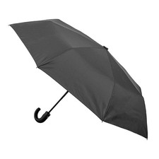 Clifton Mini Maxi Auto Open Folding Windproof Umbrella w/UPF50+ Charcoal