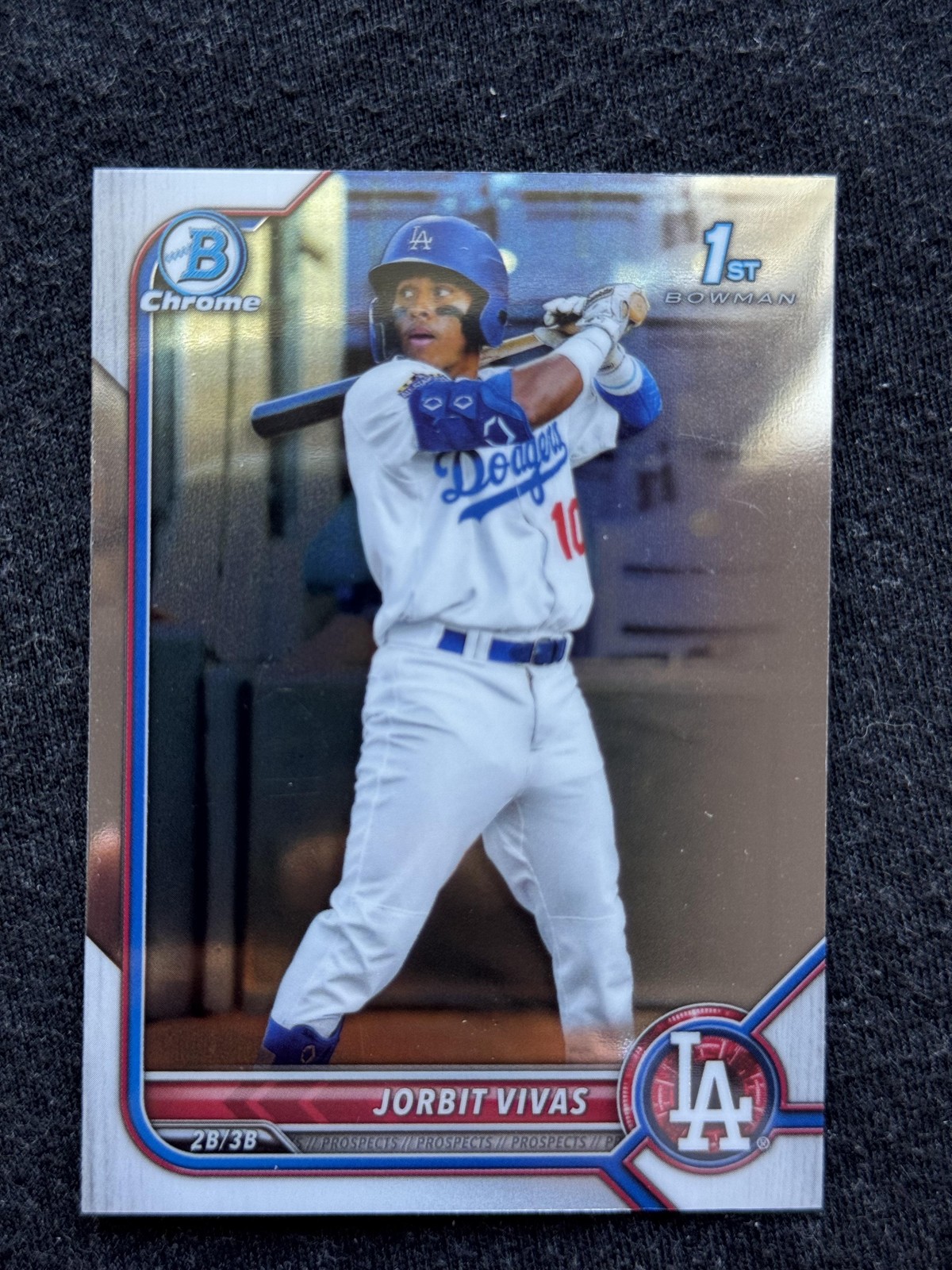 2022 Bowman #BCP-24 Jorbit Vivas Chrome Prospects Los Angeles Dodgers