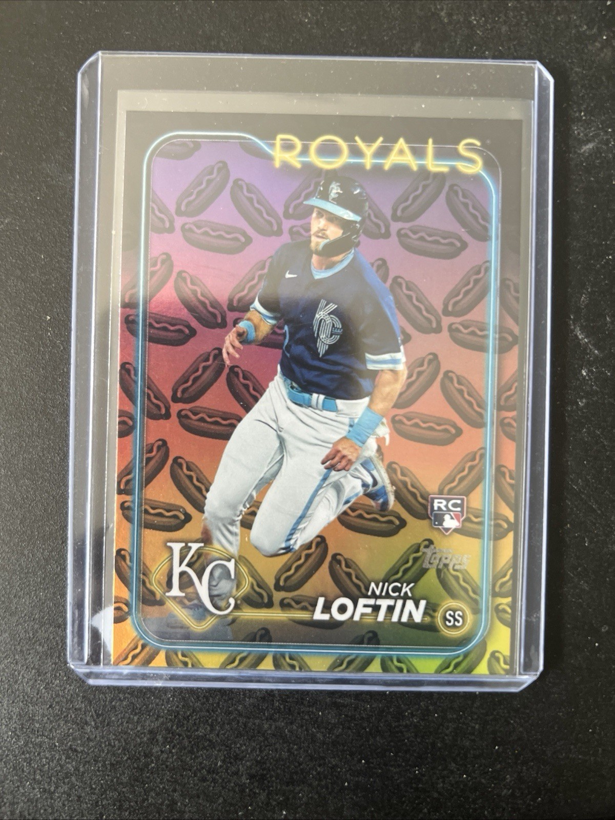 🔥Nick Loftin (RC)🔥Hot Dogs Refractor🔥2024 Topps Series 2 #506 - Royals