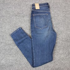 Madewell Curvy High Rise Skinny Jeans Women's 26 Denim Medium Wash Magic NEW