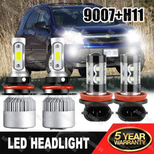 4x Led Headlight Hilo Beam Fog Light Bulbs For Chevrolet Equinox 2005-2009 A