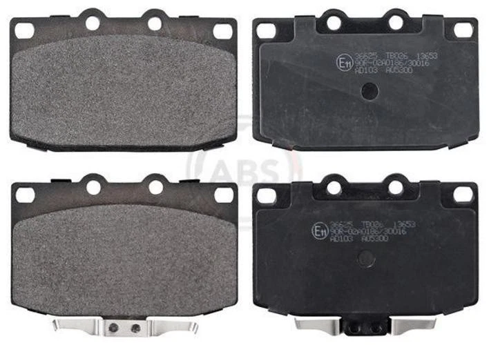 A.B.S. Plaquettes de frein Avant pour MAZDA RX 7 III (FD) RX 7 II (FC) 36625 - Photo 4/4