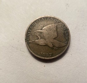 1857 Flying Eagle Cent Penny