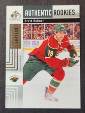 #120 BRETT BULMER 2011-12 Upper Deck SP Game Used AUTHENTIC ROOKIES RC /699 WILD