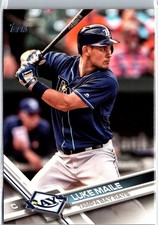 2017 Topps - Luke Maile #672 Tampa Bay Rays