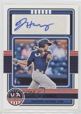 2023 Panini USA Baseball Stars & Stripes Blue Jack Hurley #CNTS-JH Auto sc8