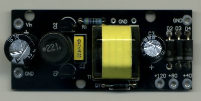 Mini - High Voltage Converter Triple Output Battery Powered