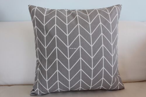 Art water color gray pink Home Decor Cotton CUSHION COVER Throw PILLOW 18” - Picture 4 of 11