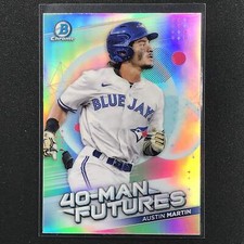 2021 Bowman Chrome AUSTIN MARTIN 40-Man Futures Prospect Refractor #4