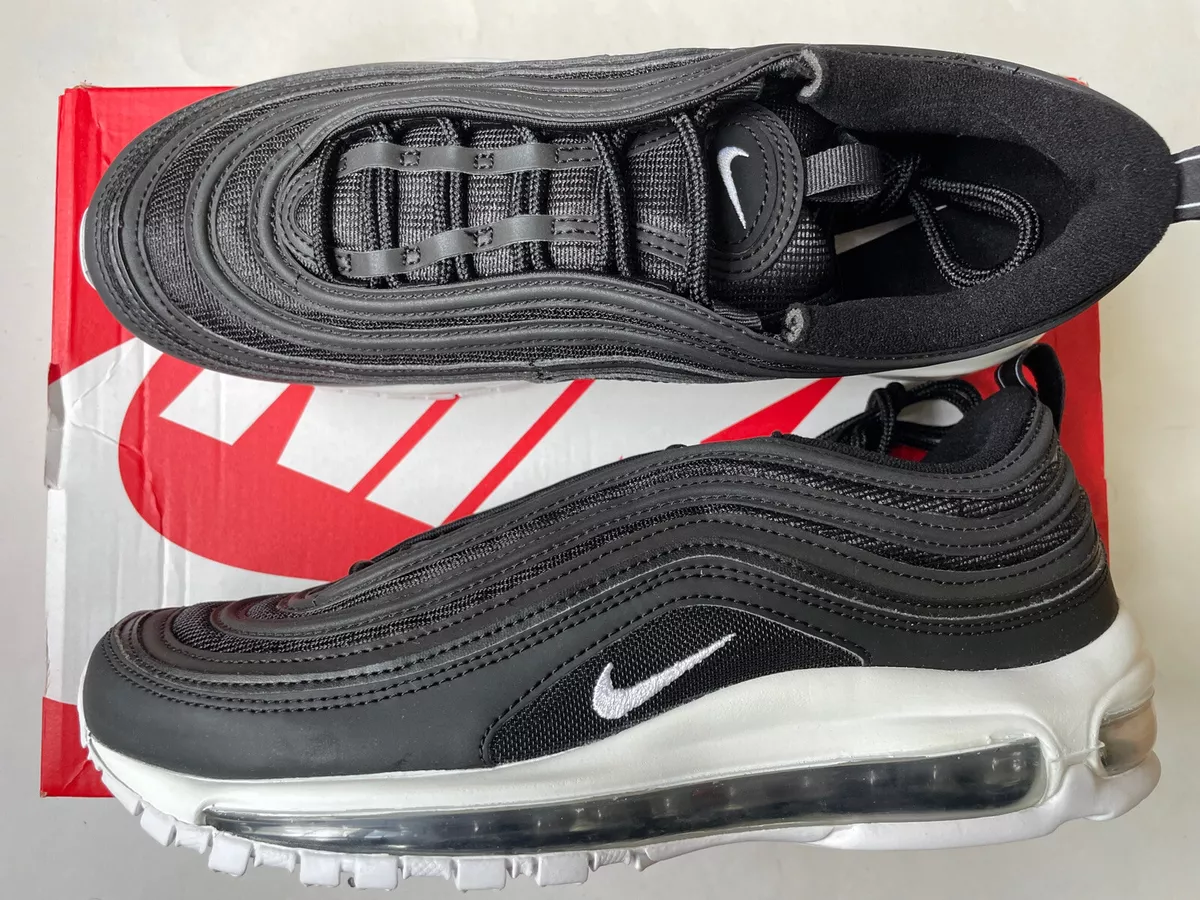 Nike Air Max 97 White Black 921826 001 Mens Size 10 eBay