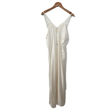 Vintage Interludes By Cira Made In USA Ivory Lace Intimate Lingerie Gown Size M