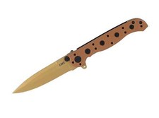 Coltello tascabile CRKT M16-01DZ Spearpoint GRN Desert D2 Liner Lock tattico marrone