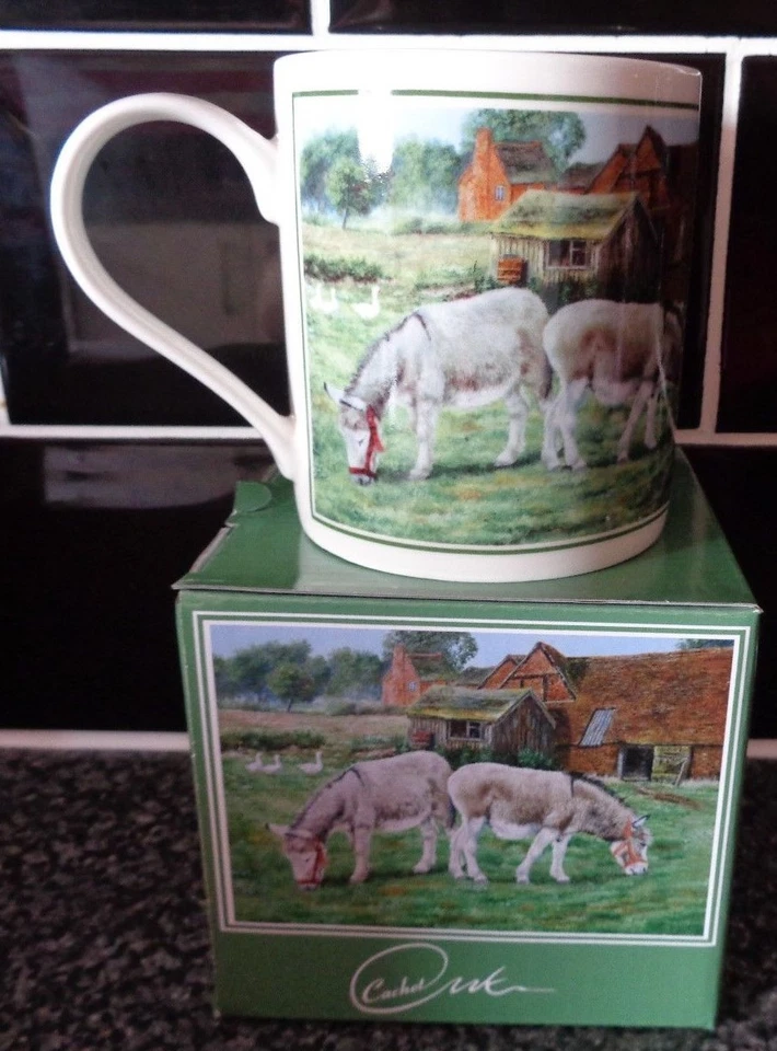 Cachet Fine China Mug DONKEYS BNIB - Image 2 of 4