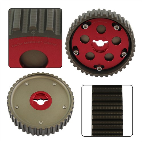 2PCS Racing Cam Gear Pulleys for Suzuki Swift GTI GTS G13B 1.3L DOHC