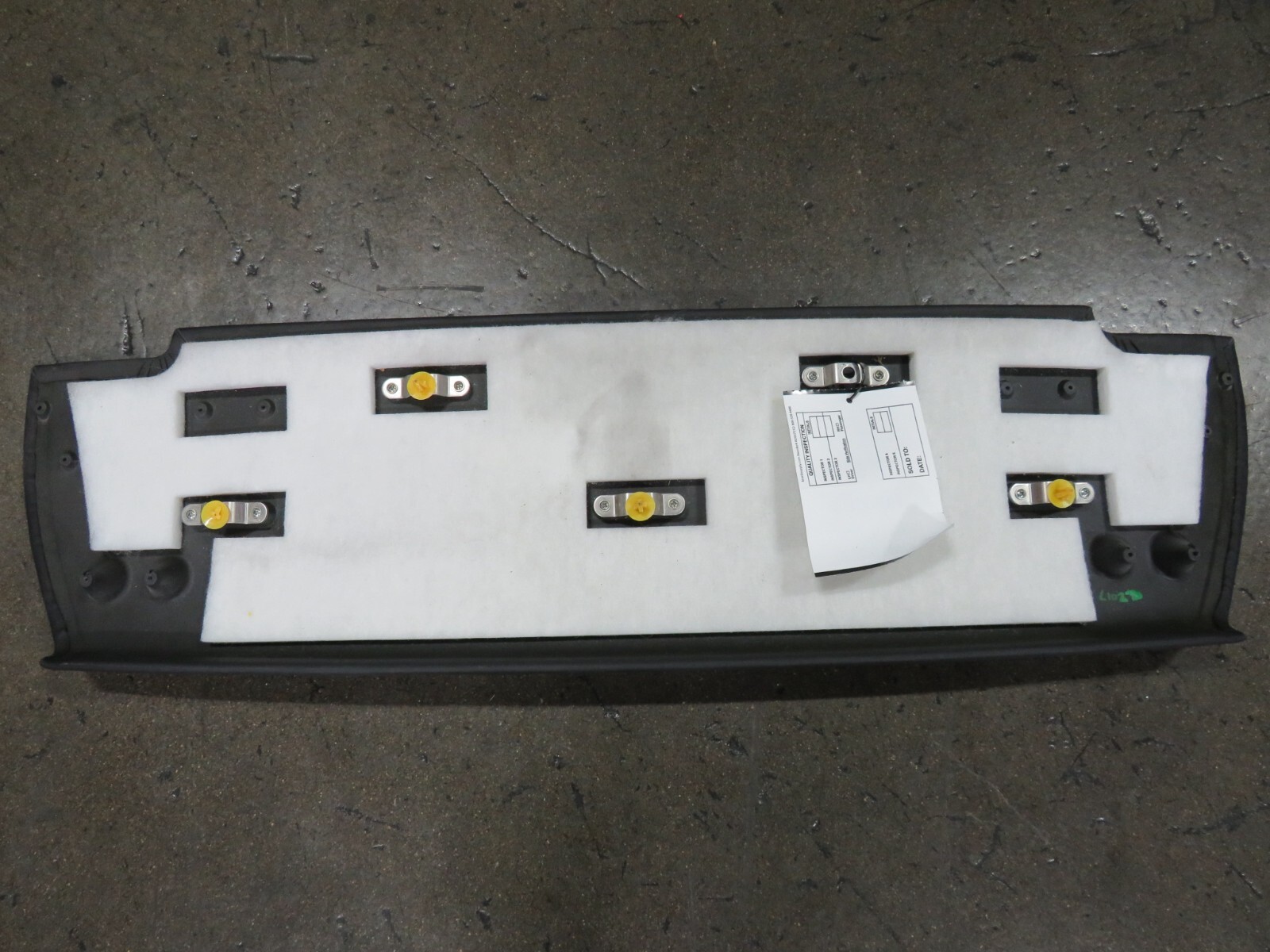 Ferrari 458 Italia, Back Window Upper Trim Panel, Black, Used, P/N 82828300